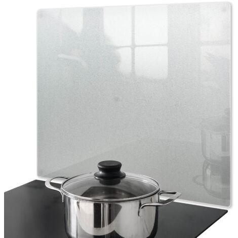 Planche De Cuisine En Verre Trempé Tulup, 60x52 Cm, Motif Grains De Café, Neuve