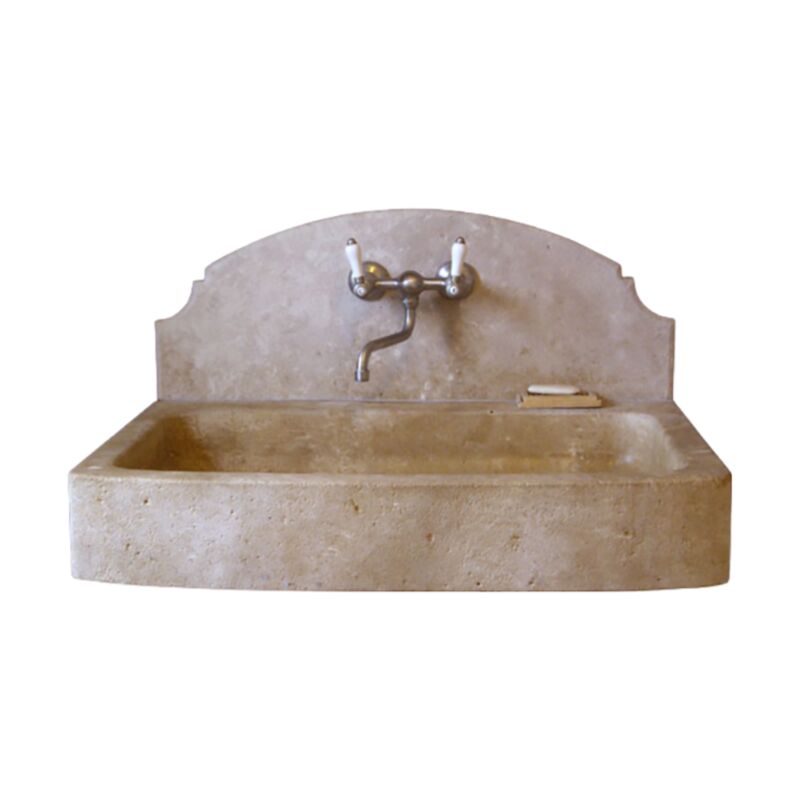 Crédence en pierre - aligote - 80 x 36 x 3 - Charmot Clair Adouci Comptoir Des Pierres