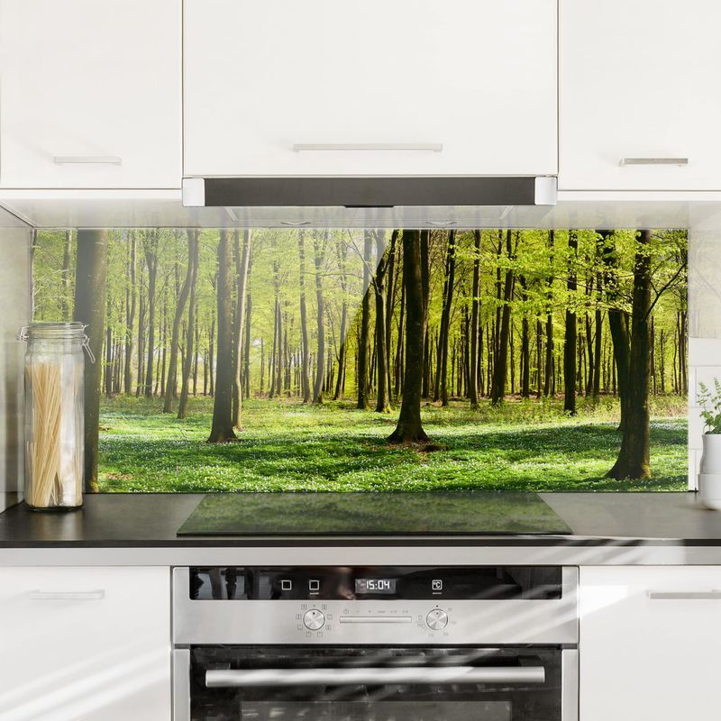 Crédence en verre - Glade - Panorama Dimension: 50cm x 125cm