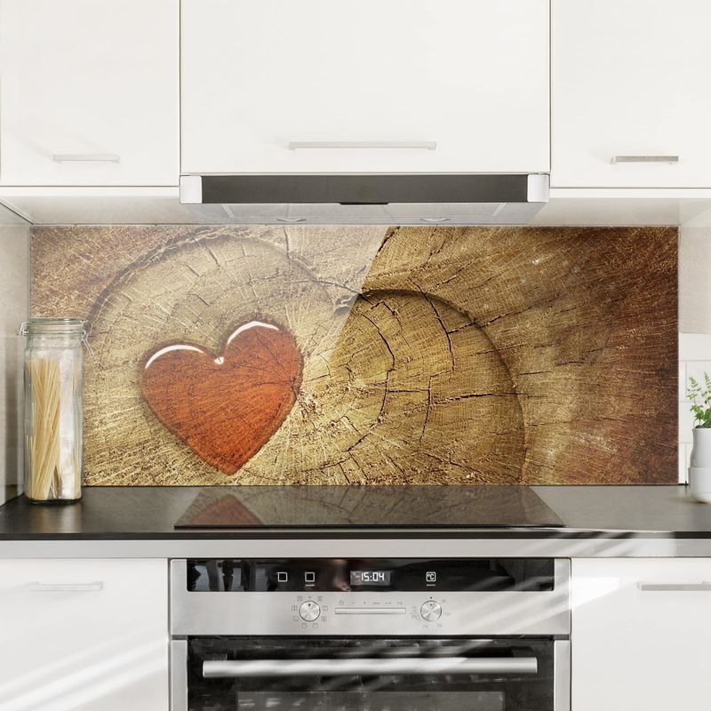 Crédence en verre - Natural Love - Panorama Dimension: 40cm x 100cm