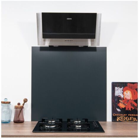 Crédence Alu Gris Anthracite RAL 7016 S 1,5mm Hauteur 50 cm- Plusieurs Largeurs disponibles