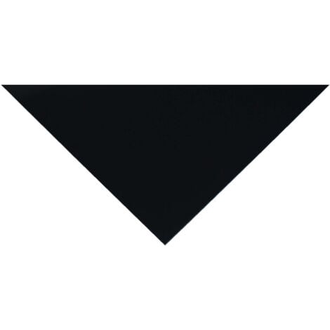 Crédence réversible en noir satiné / noir mat (disponible en 2 m x 1 m et 1 m x 0.5 m)