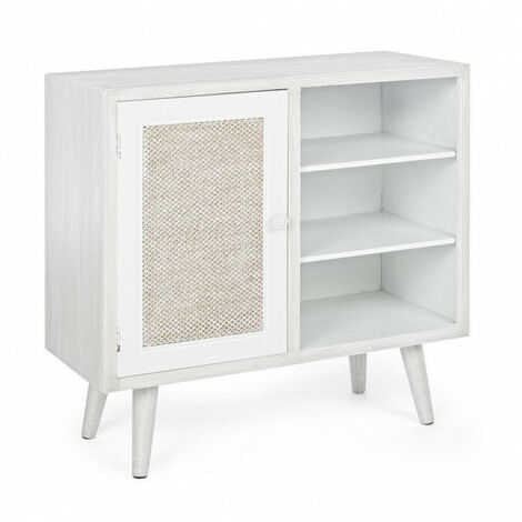 Credenza 1 Anta 3 Ripiani Montiel in Legno