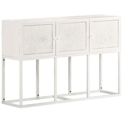 Credenza 115x30x76 cm in Legno Massello di Mango vidaXL