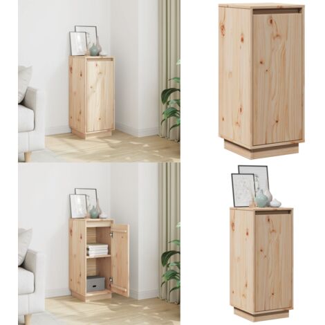 Credenza 31,5x34x75 cm in Legno Massello di Pino - Credenza in pino - Credenza per zona giorno