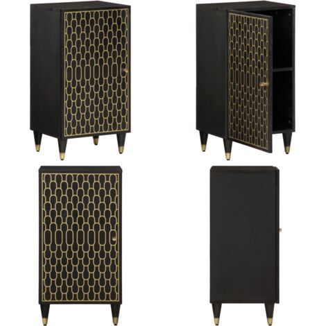 Credenza 40x33x75 cm in Legno Massello di Mango - Credenza mango - Credenza in legno massello