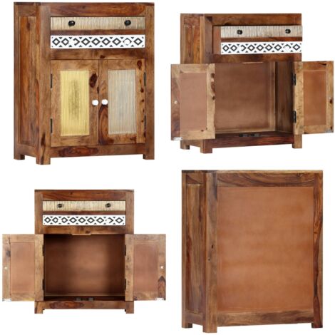 Credenza 60x30x75 cm in Legno Massello di Acacia - Credenza in legno - Credenza moderna