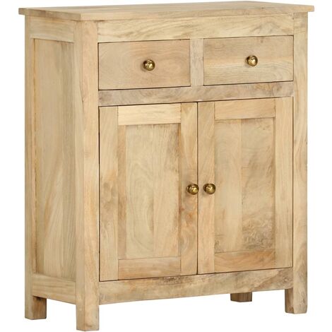 Credenza 65x30x75 cm in Legno Massello di Mango