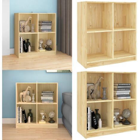 Credenza 70x33x76 cm in Legno Massello di Pino - Armadio moderno - Armadio in pino