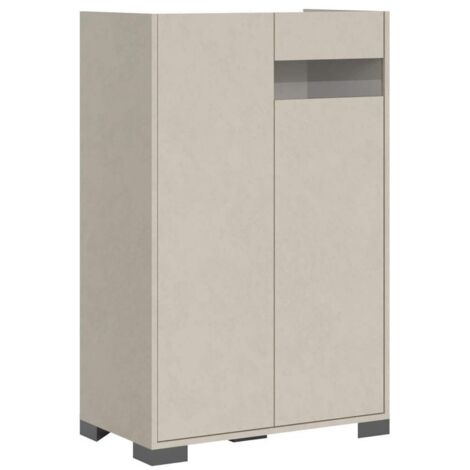 Credenza alta 2 ante 70x35x110 cm Riflesso cashmere