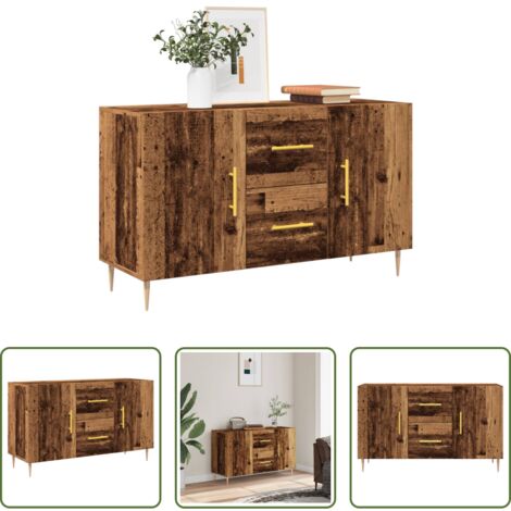Credenza antica -  Credenza Legno Antico 100x36x60 cm in Legno Multistrato