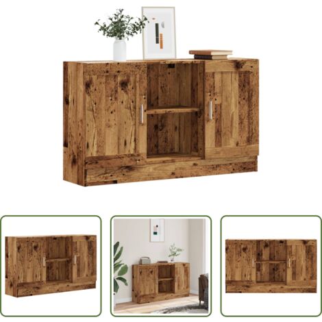 Credenza antica -  Credenza Legno Antico 120x30,5x70 cm in Truciolato