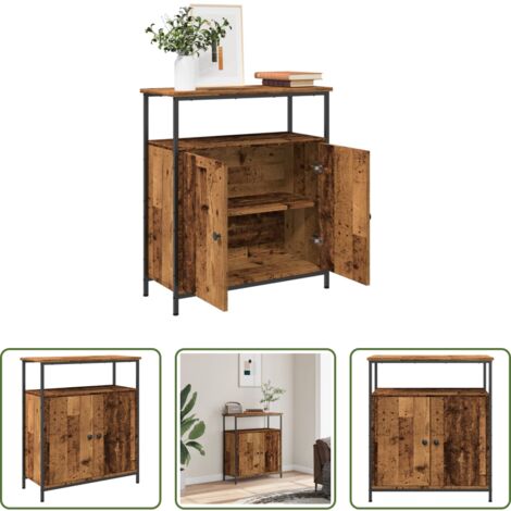 Credenza antica -  Credenza Legno Antico 70x30x80 cm in Legno Multistrato