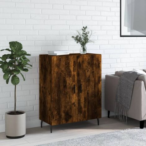 Credenza bassa,Armadietto,Mobile da Cucina Rovere Fumo 69,5x34x90 cm in Legno Multistrato  -BY33289