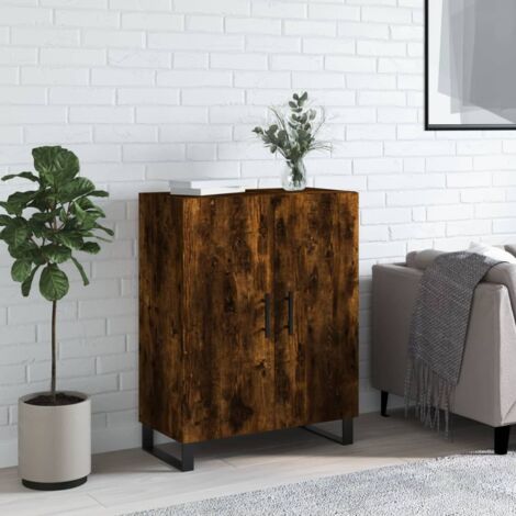Credenza bassa,Armadietto,Mobile da Cucina Rovere Fumo 69,5x34x90 cm in Legno Multistrato  -BY63504