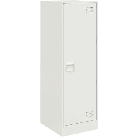 Credenza Bianca 34,5x39x107 cm in Acciaio vidaXL 741850