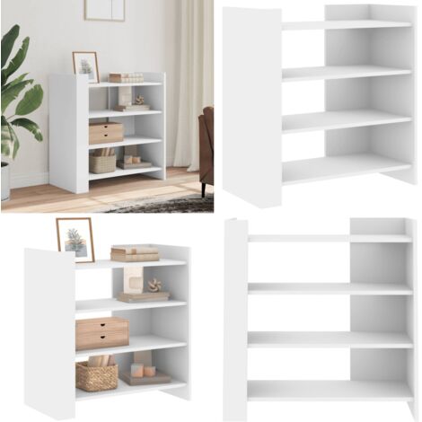 Credenza Bianca 73,5x35x75 cm in Legno Multistrato - Credenza bianca - Credenza moderna