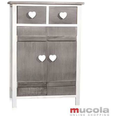 Mobiletto ingresso shabby nuovo art.62162 consegna  gratuita