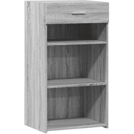 Credenza buffet cassettiera mobile contenitore organizer cucina soggiorno salonsonoma 50 x 42,5 x 93 cm pannelli compositi grigio 020036371