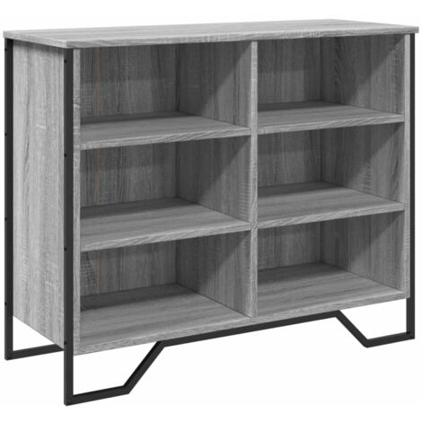 Credenza buffet cassettiera mobile contenitore organizer cucina soggiorno salonsonoma 91 x 35,5 x 74,5 cm pannelli compositi grigio 020036557