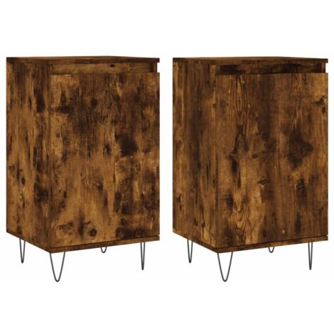 Credenza buffet cassettiera mobile contenitore organizer cucina soggiorno soggiorni set da 2 40 x 35 x 70 cm derivati del legno marrone 020036731
