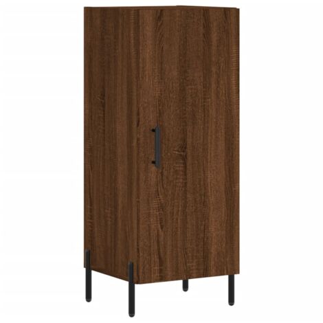 Credenza buffet cassettiera mobile contenitore organizer cucina soggiorno soggiorno 34,5 x 34 x 90 cm derivati del legno marrone 020031202