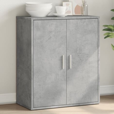 Credenza buffet cassettiera mobile contenitore organizer cucina soggiorno soggiorno 60 x 31 x 70 cm derivati del legno grigio 020031961