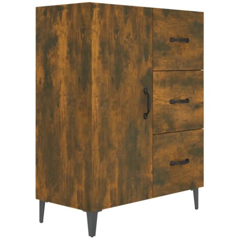 Credenza buffet cassettiera mobile contenitore organizer cucina soggiorno soggiorno 69,5 x 34 x 90 cm derivati del legno marrone 020031042
