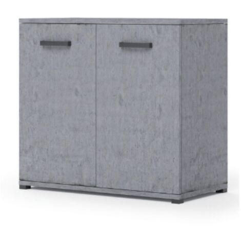 Credenza buffet cucina cemento 80x90x45 cm. Mobiletto