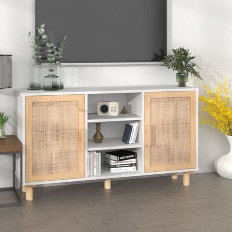 Coro Bata Acero credenza cucina moderna mobile soggiorno bianca legno