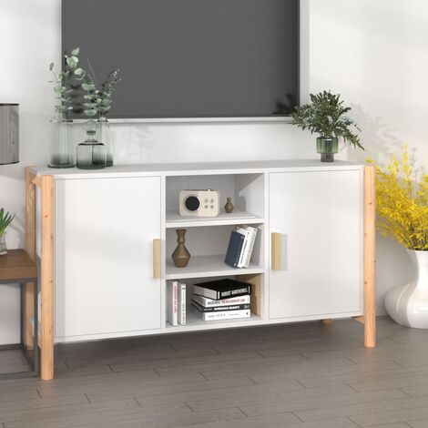 Credenza Buffet - Mobile da Cucina Bianca 80x30x60 cm in Legno Multistrato  BV968655 - BonneVie