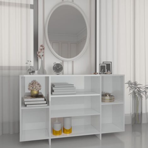 Credenza Buffet - Mobile da Cucina Bianca 80x30x60 cm in Legno Multistrato  BV968655 - BonneVie