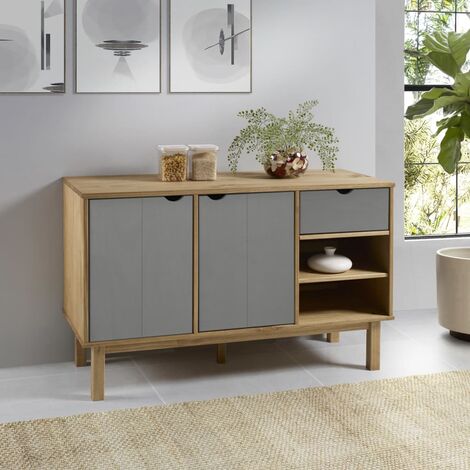 Credenza Buffet - Mobile da Cucina Rovere Marrone 92x35x75 cm in