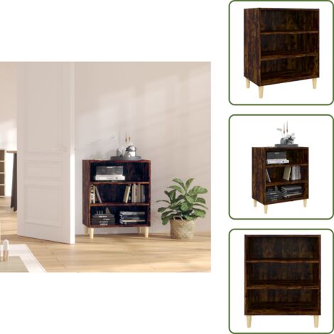 Credenza Buffet - Mobile da Cucina Rovere Fumo 57x35x70 cm in Truciolato BV508099 - BonneVie
