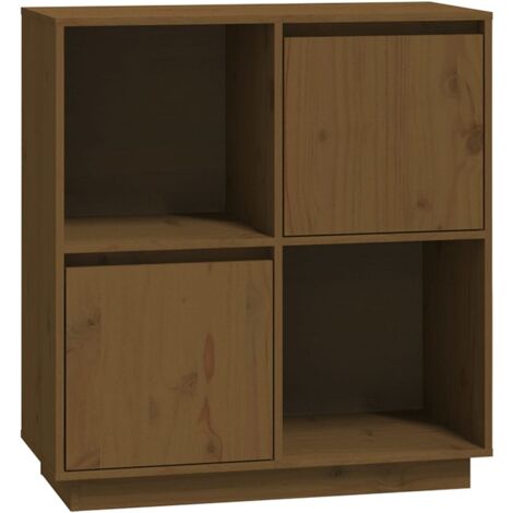 Credenza cassettiera cassettiera mobile contenitore organizer cucina soggiorno soggiorno 74 x 35 x 80 cm legno di pino massiccio marrone 020035764