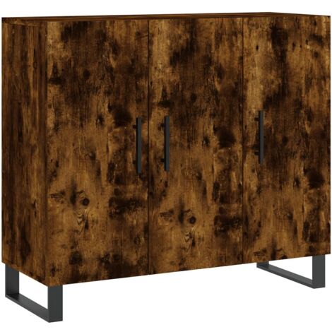 Credenza cassettiera cassettiera mobile contenitore organizer cucina soggiorno soggiorno 90 x 34 x 80 cm derivati del legno marrone 020031124