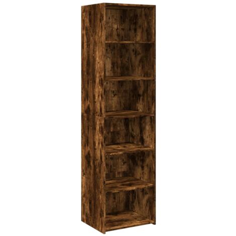 Credenza cassettiera cassettiera mobile contenitore organizer cucina soggiorno soggiorno alto 50 x 41 x 185 cm derivati del legno marrone 020033365