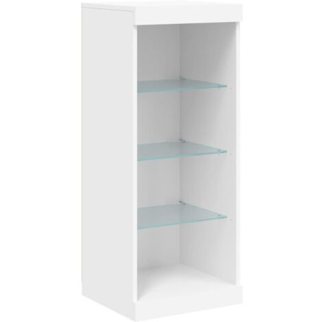 Credenza cassettiera cassettiera mobile contenitore organizer cucina soggiorno soggiorno con luci LED 41 x 37 x 100 cm bianco 020029850