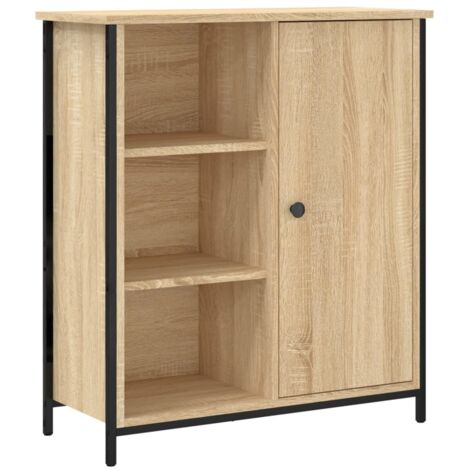 Credenza cassettiera mobile contenitore organizer cucina soggiorno salotto sonoma 70 x 30 x 80 cm legno ingegnerizzato marrone 020031692