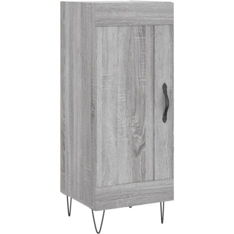 Credenza cassettiera mobile contenitore organizer cucina soggiorno soggiorno Sonoma 34,5 x 34 x 90 cm derivati del legno grigio 020036323