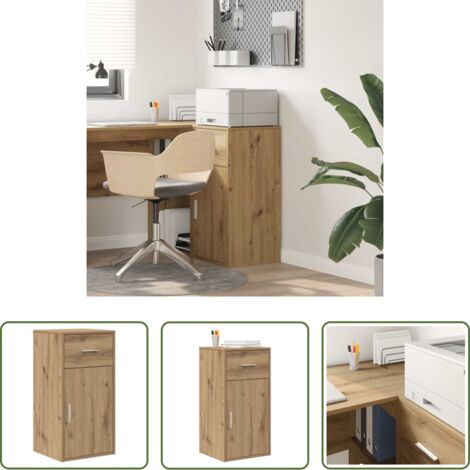 Credenza con cassetto -  Credenza con cassetto Rovere artigianale 38 x 34 x 75 cm