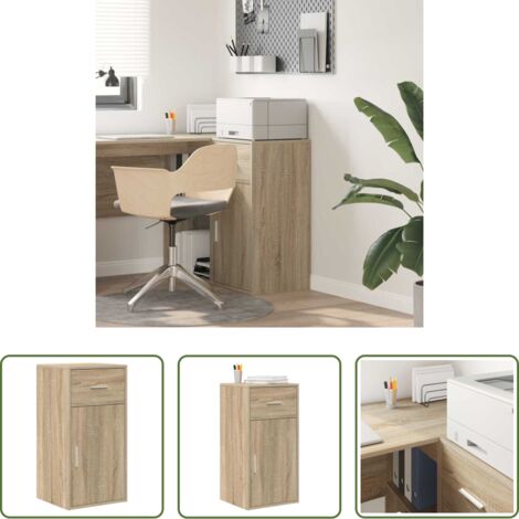 Credenza con cassetto -  Credenza con cassetto Rovere Sonoma 38 x 34 x 75 cm