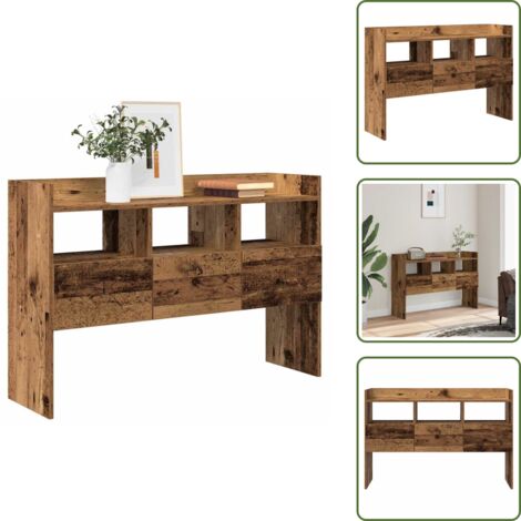 Credenza con mensole - vidaXL Credenza Legno Vecchio 105x30x70 cm in Legno Multistrato - Credenza con cassetti