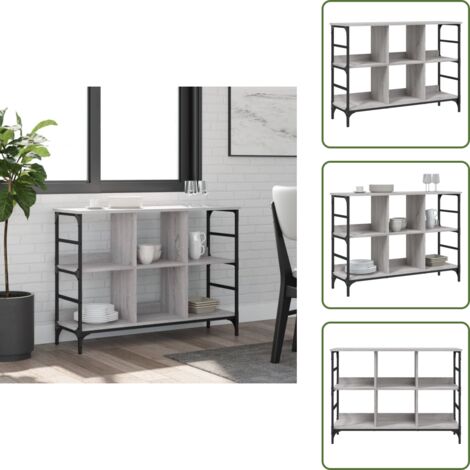 Credenza da casa - vidaXL Credenza Grigio Sonoma 102x32x73,5 cm in Legno Multistrato - Credenza con piedini