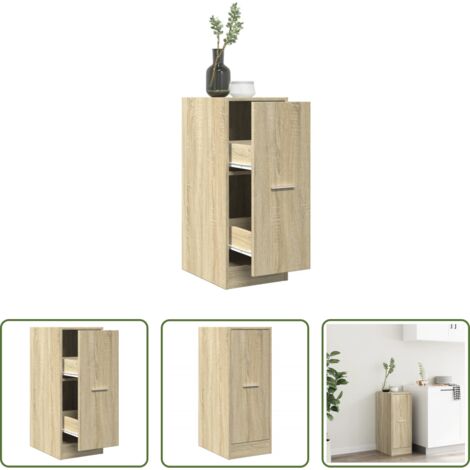 Credenza da farmacia -  Armadietto da Farmacia Rovere Sonoma 30x41x77,5cm in Truciolato
