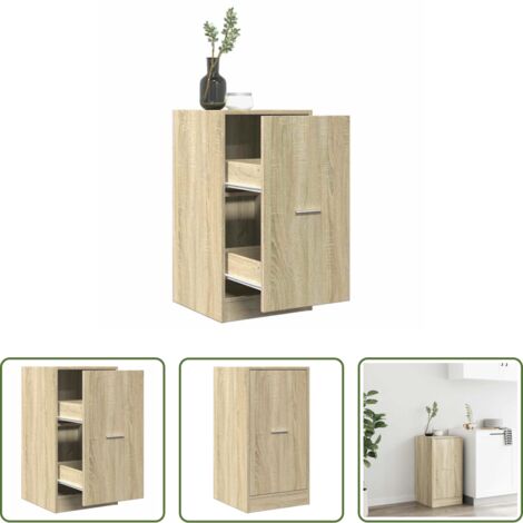 Credenza da farmacia -  Armadietto da Farmacia Rovere Sonoma 40x41x77,5cm in Truciolato