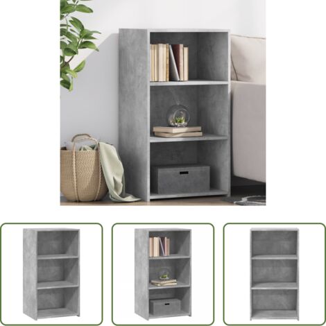 Credenza grigio cemento -  Credenza Grigio Cemento 50x41x93 cm in Legno Multistrato