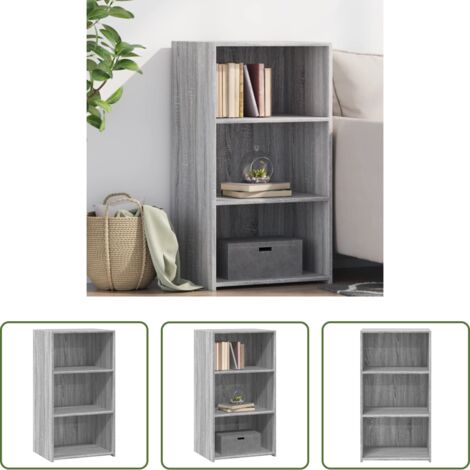 Credenza grigio -  Credenza Grigio Sonoma 50x41x93 cm in Legno Multistrato