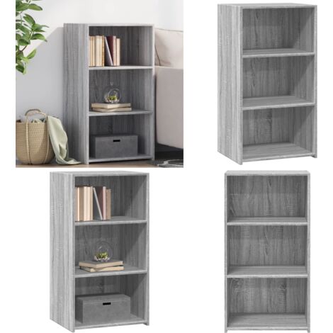 Credenza Grigio Sonoma 50x41x93 cm in Legno Multistrato - Credenza grigio - Credenza moderna