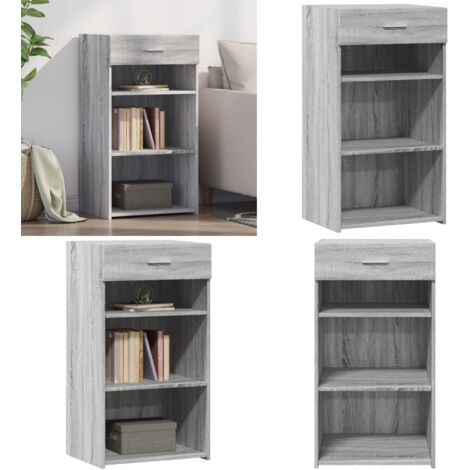 Credenza Grigio Sonoma 50x42,5x93 cm in Legno Multistrato - Credenza grigio - Credenza moderna